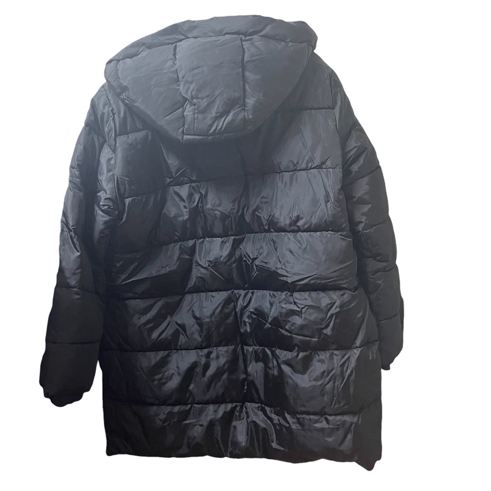Sebby Hooded Black Puffer Coat - Picture 5 of 5